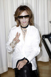Yoshiki beim Fototermin, Berlin