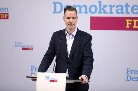 Pressestatement von Christian Dürr in Berlin