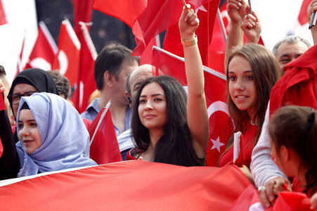 Erdogan-Demo in Köln