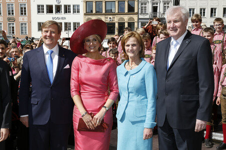 König Willem-Alexander und Königin Maxima der Niederlande in München