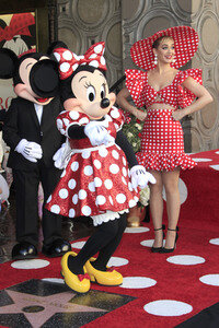 Minnie Mouse erhält einen Stern auf dem Hollywood Walk of Fame in Los Angeles