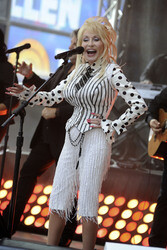 Dolly Parton bei der NBC-Show 'Today', New York
