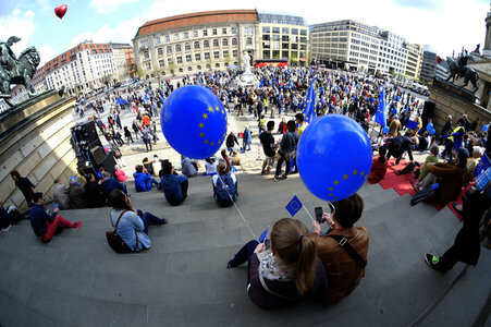 'Pulse of Europe' Demonstration in Berlin