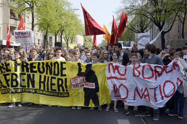 Schülerdemo für Flüchtlingsrechte, Berlin