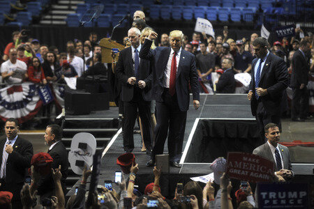 Donald Trump Wahlkampfveranstaltung in Wilkes-Barre