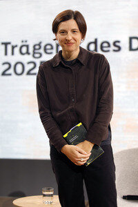 Dorothee Elmiger auf der Frankfurter Buchmesse 2025 in Frankfurt