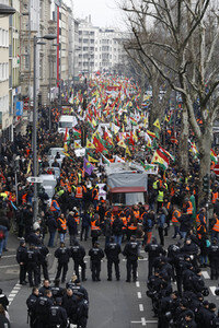 Kurden-Demo in Köln