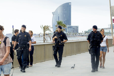 Las Ramblas nach dem Terroranschalg in Barcelona