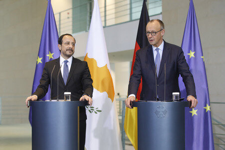 Empfang des Präsidenten der Republik Zypern in Berlin