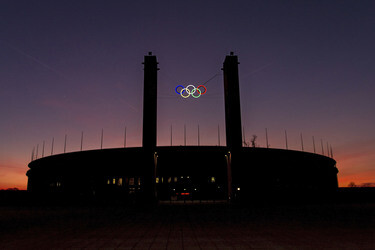 Entzündung des Olympischen Feuers, Berlin