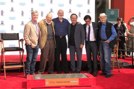 Hand and Footprint Ceremony mit  Carl und Rob Reiner in Los Angeles