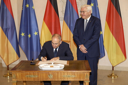 Empfang des Ministerpräsidenten der Republik Armenien in Berlin