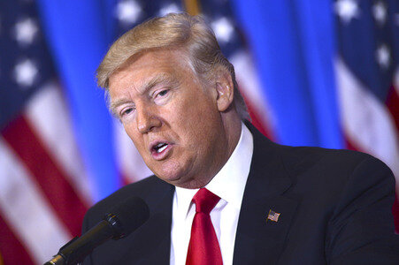 Donald Trump Pressekonferenz in New York