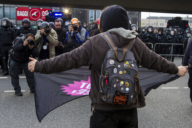 Demonstration 'Hooligans gegen Salafisten', Hannover