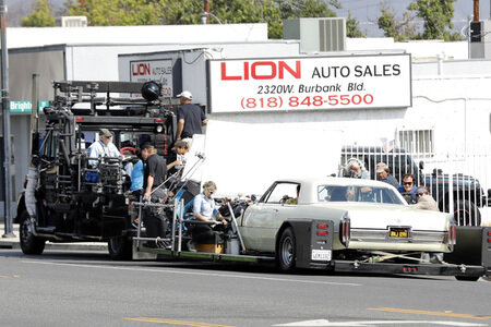 Dreharbeiten zu 'Once Upon a Time in Hollywood' in Burbank