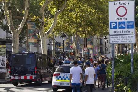 Las Ramblas nach dem Terroranschalg in Barcelona
