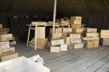 'Monuments Men - Ungewöhnliche Helden' Filmset im Filmstudio Babelsberg, Potsdam