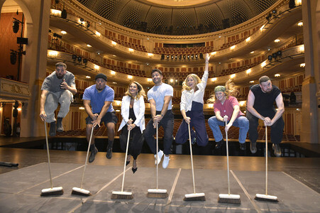 Photocall mit der Perkussion-Band Stomp in Berlin
