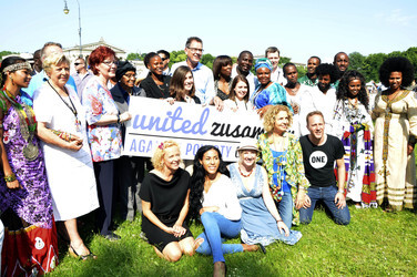 Veranstaltung 'Zusammen gegen Armut, jetzt oder nie - Zeit zu handeln, G7!' in München