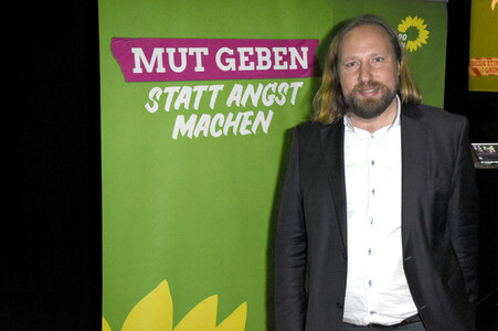 Wahlparty der Grünen in München