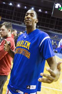 Basketballspiel Harlem Globetrotters vs. World All Stars in Berlin