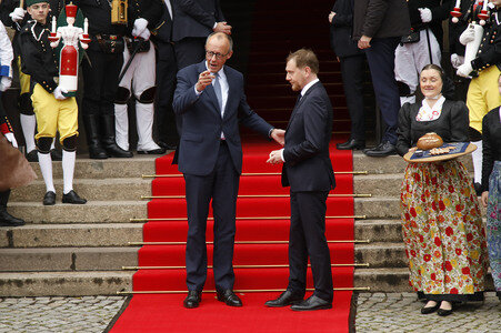 Antrittsbesuch von Bundeskanzler Friedrich Merz im Freistaat Sachsen in Dresden