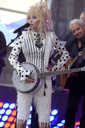 Dolly Parton bei der NBC-Show 'Today', New York
