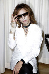 Yoshiki beim Fototermin, Berlin