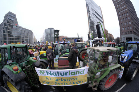 Demonstration 'Wir haben es Satt!' in Berlin