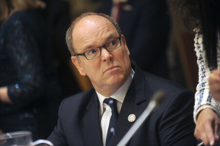 Fürst Albert II. von Monaco bei der UN Ocean Conference in New York