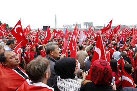 Erdogan-Demo in Köln