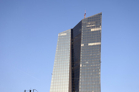 Die Europäische Zentralbank in Frankfurt