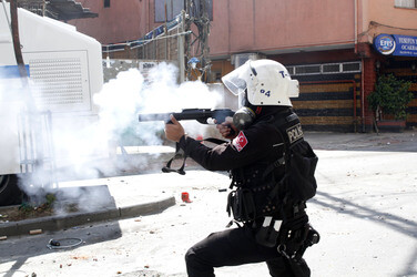 Maidemonstration in Istanbul