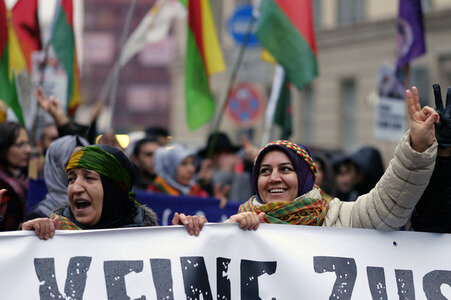 Kurden-Demo in Berlin