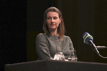 Donna Leon und Annett Renneberg beim lit.Cologne Spezial 2017 in Köln
