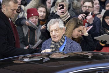 'Mr. Holmes' Pressekonferenz Abfahrt, Berlinale 2015