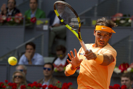 Tennis Match Rafael Nadal vs Joao Sousa in Madrid