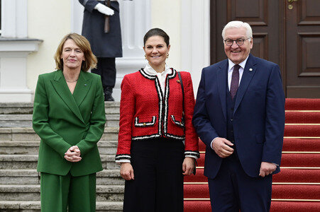 Begrüßung der Kronprinzessin Victoria von Schweden in Berlin