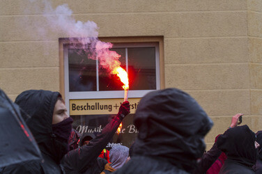 'Cottbus nazifrei' Demonstration, Cottbus