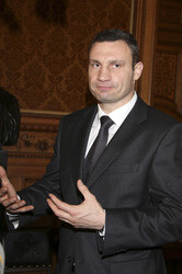 Vitali Klitschko im Rathaus Hamburg