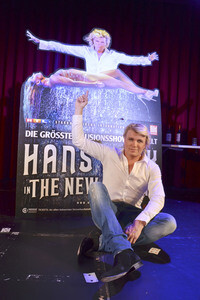 Pressetermin mit Hans Klok in München