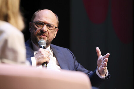 Martin Schulz zu Gast bei 'BRIGITTE Live' in Berlin