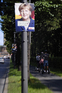 Bundestagswahlkampf-Plakate in Berlin