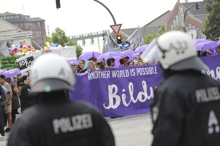 Demonstration 'Bildungsstreik - Jugend gegen G20' in Hamburg