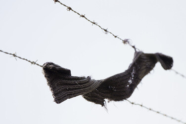 Flüchtlinge im Flüchtlingslager in Calais