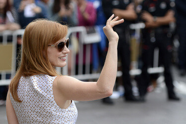 Ankunft von Jessica Chastain beim San Sebastian Film Festival 2014