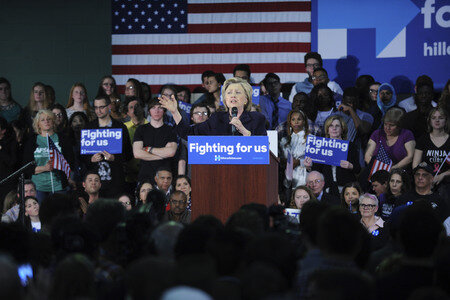 Walkampfrede von Hillary Clinton in New Jersey