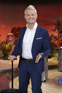 Fototermin zur Quizshow 'Flieg mit mir!' in Hamburg