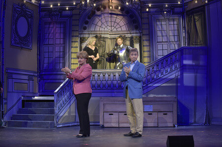 Theaterprobe 'Miss Merkel - Mord in der Uckermark' in Berlin