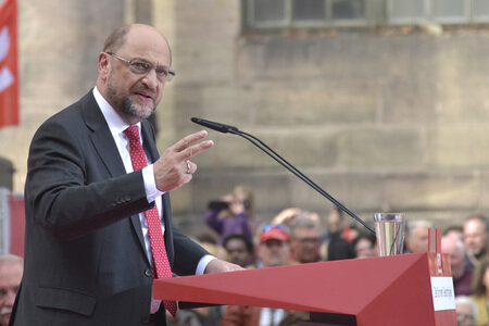 Wahlkampfveranstaltung mit Martin Schulz in Nürnberg
